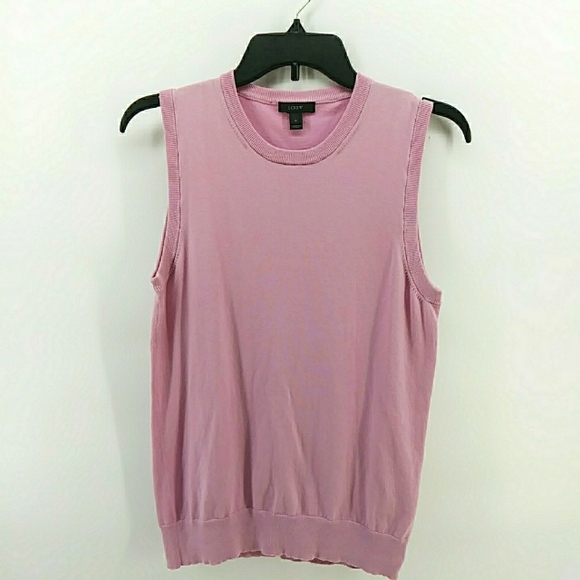 J. Crew Sweater Vest Lavender Lilac Purple Top Medium - Picture 2 of 5